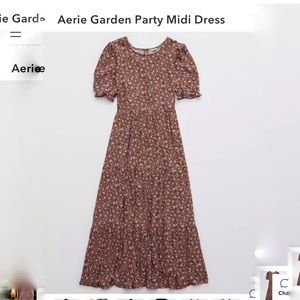 Aerie Garden Party MIDI Dress